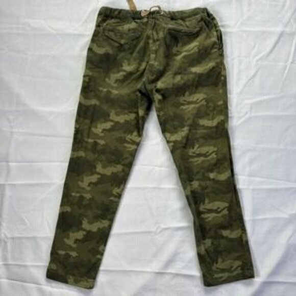 WHITE SAND Military Camo Pants Green Buckled Trouser Pocket EU 50 / US 34x30 - Picture 3 of 8